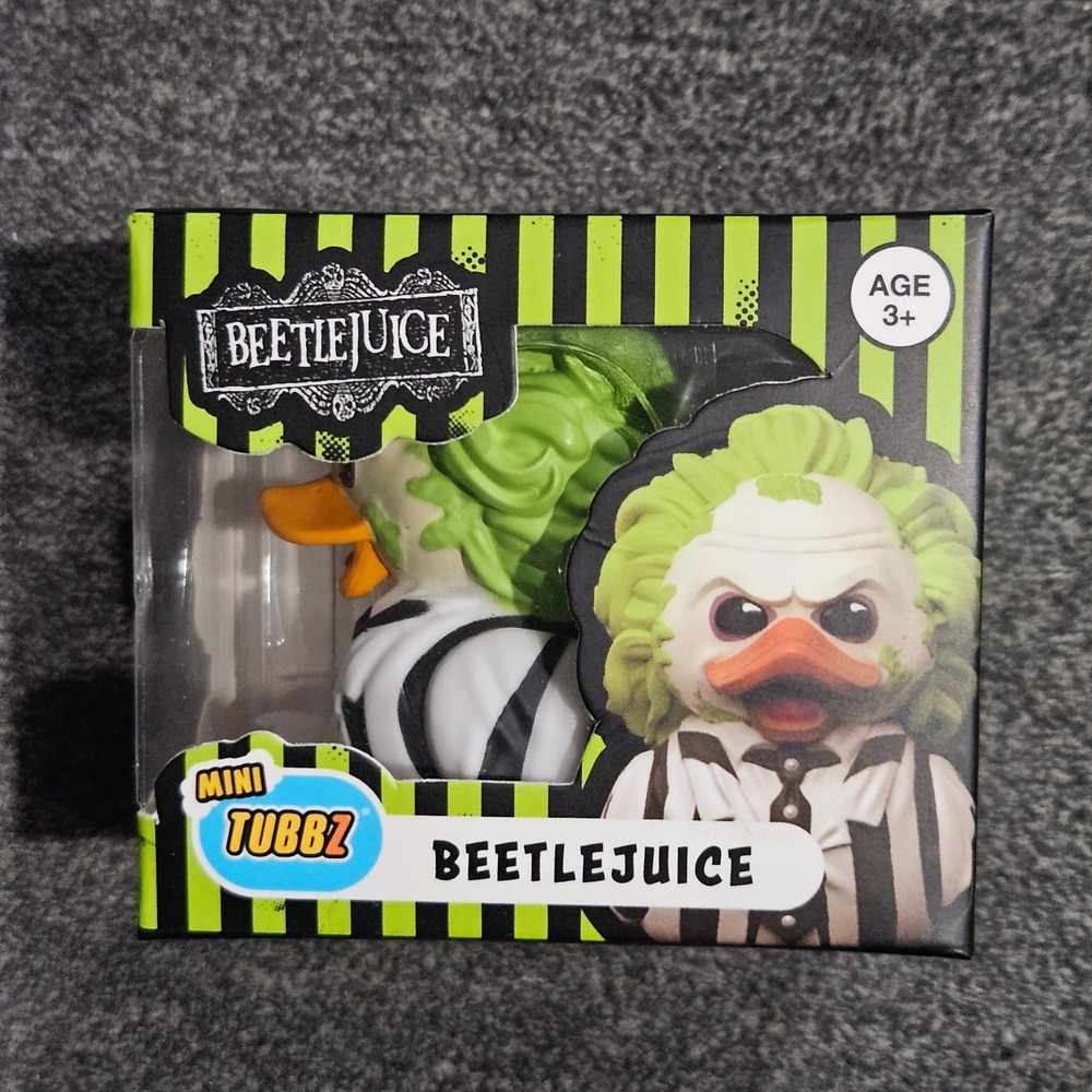 TUBBZ Mini Beetlejuice Cosplaying Duck Vinyl Figure New in Box 2 Inch